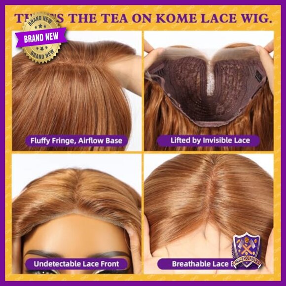 Long Body Wave Synthetic Lace Front Wig With Bangs 28IN Glueless main image 6